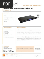 Network Time Server (NTP) : NTS-6002-GPS