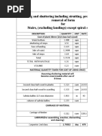Centering and Shuttering Including Strutting, Propping Etc. and Removal of Form For Stairs, (Excluding Landings) Except Spiral-Staircases