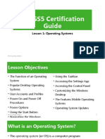 IC3 GS5 Certification Guide: Lesson 1: Operating Systems