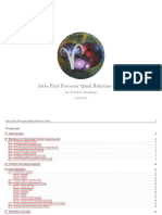 Astro Pixel Processor Quick Reference Guide: Drs. E.M.W.P. Haverkamp