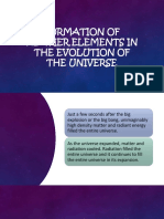 Formation of Heavier Elements in The Evolution of The Universe