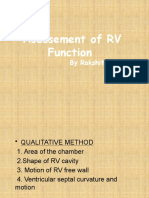 Asessement of RV Function: by Rakshitha Nayak