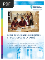 Guide de L'etudiant Sciences Infirmieres