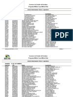 Lista de Relatórios - Bairro e Logradouro