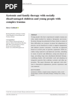 Artikel-Systemic and Family Therapy With Socially Disadvantaged Children and Young