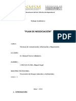 Plan de Negociacion