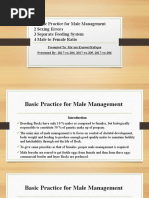 1 Basic Practice For Male Management 2 Sexing Errors 3 Separate Feeding System 4 Male To Female Ratio