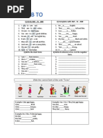 Verb To Be Exercise 1