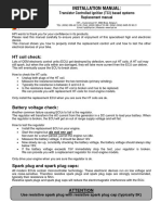 Installation Manual:: HT Coil Check