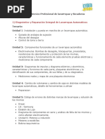 1) Diagnóstico y Reparación Integral de Lavarropas Automáticos