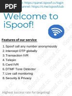 Ispoof Spoof Calling Platform