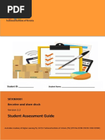 2.1 - SITXINV001 Receive and Store Stock Student Assessment Guide