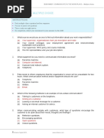 BSBCMM201 Assessment A Multiple-Choice V1-0