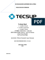 Tecsup Trabajo Final .Excel