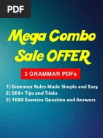 Mega Combo Sale Offer: 3 Grammar Pdfs