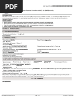 Icmr Specimen Referral Form For Covid-19 (Sars-Cov2) : (These Fields To Be Filled For All Patients Including Foreigners)