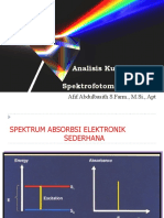 Spektro UV Vis - Kuantitatif Kualitatif