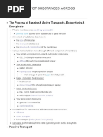 CH3.2 Movement of Substances Across Membrane