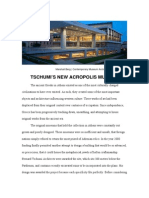 Tschumi's New Acropolis Museum