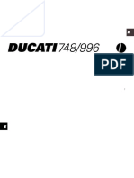 Ducati 748 996 '00 Owner's Manual