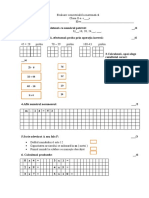 Evaluare Sumativă La Matematică Semestrul 1