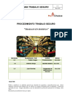 Programa de Trabajo Seguro-Bodega