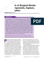An Analysis of Surgical Smoke Plume Components, Capture, and Evacuation