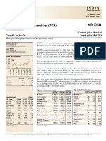 Tata Consultancy Services (TCS) : Neutral