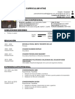 Curriculum Vitae: Informacionpersonal