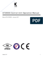 A729050 Control Unit Operation Manual (Ingles)