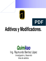 Aditivos y Modificadores