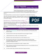 UPSC Preparation Fundamental Duties in India - Article 51A (Indian Polity Notes)