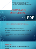 Plan Operativo Institucional