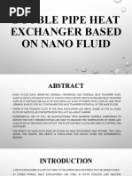 Double Pipe Heat Exchanger Based On Nano Fluid