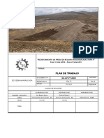 Plan de Trabajo Presa de Relaves Huachuacaja Borrdor