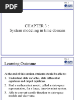 System Modeling in Time Domain