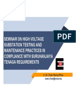 HV Substation Testing Maintenance Practise IEM Seminar 18th November 202...