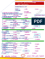 Prep 2 Exercises Final Revision My Works 2021 Exam Night First Term تابعونا على قناة مستر حماده حشيش Finals