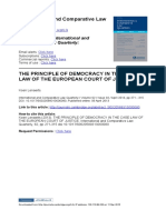 (LANAERTS) The P of Democracy in The Case of Law of CJEU