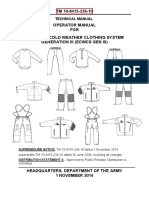 TM 10-8415-236-10 Operator Manual FOR Extended Cold Weather Clothing System Generation Iii (Ecwcs Gen Iii)