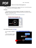 Week 11 Lab - Faradays Law