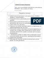 Convocatoria Cubrir 30 Plazas para Promotoras Pronoei 2022