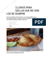 Once Rellenos para Empanadillas Que No Son Los de Siempre