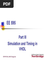 Simulation and Timing in VHDL: EE 595 EDA / ASIC Design Lab