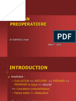 Le Bilan Preoperatoire