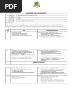 Course Outline - Facilitating Learner-Centered Teaching