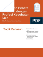 Hubungan Penata Anestesi Dengan Profesi Kesehatan Lain