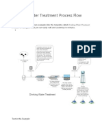 Drinking Water Treatment Process Flow Diagram