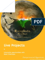 Live Projects With RisingIndia - in (IIM Exclusive)