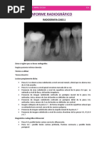 Informe Radiografico